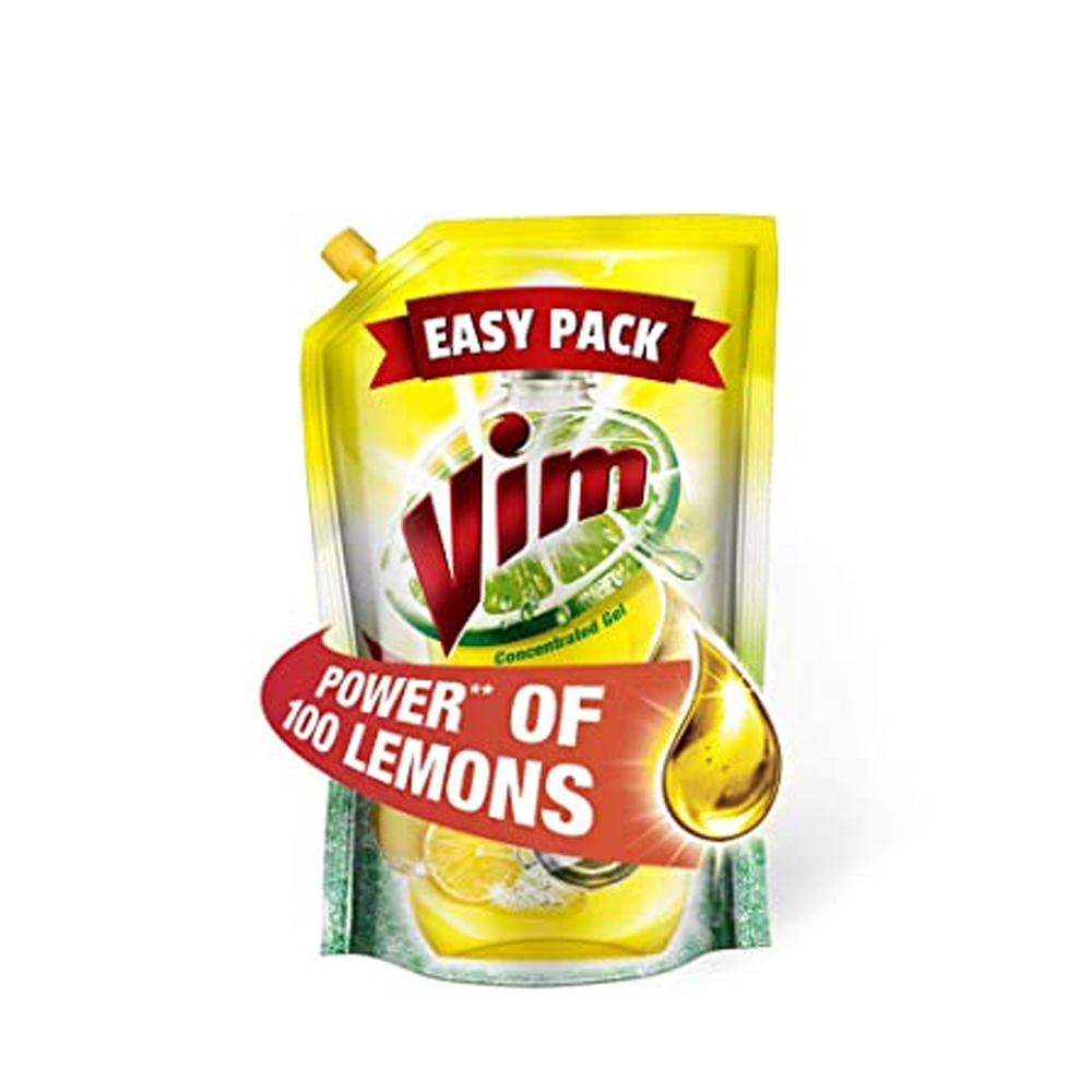 VIM DISH WASH ACTIVE GEL (POUCH) 155ML