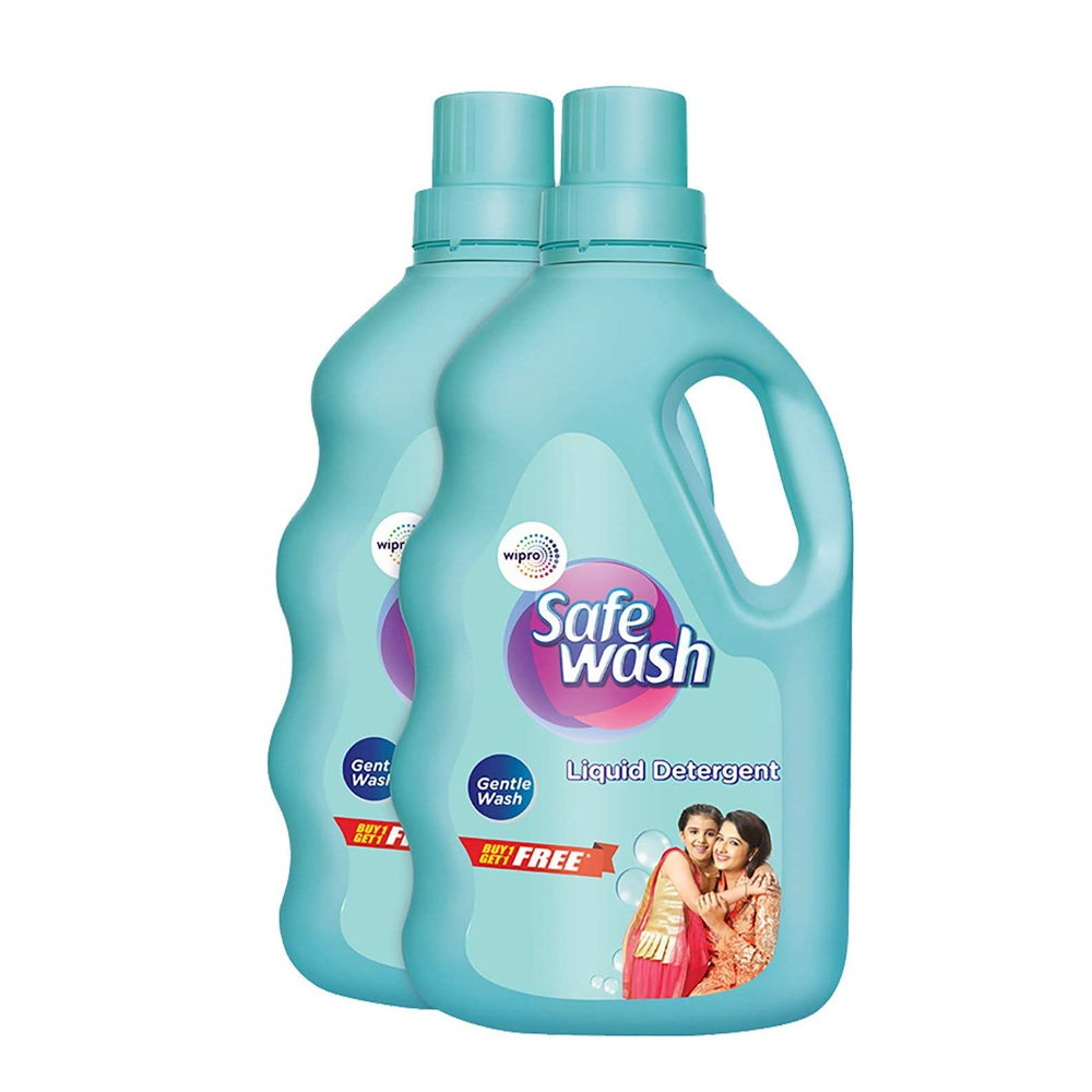 WIPRO SAFE WASH LIQUID DETERGENT (B1G1+HANDWASH