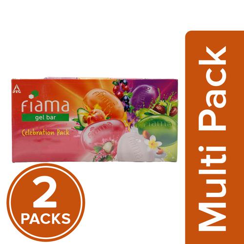 Fiama Di Wills Gel Bathing Bar – Multi Variant (Buy 4 & Get 1 Free, 125 g each), 2×625 g (Multipack)