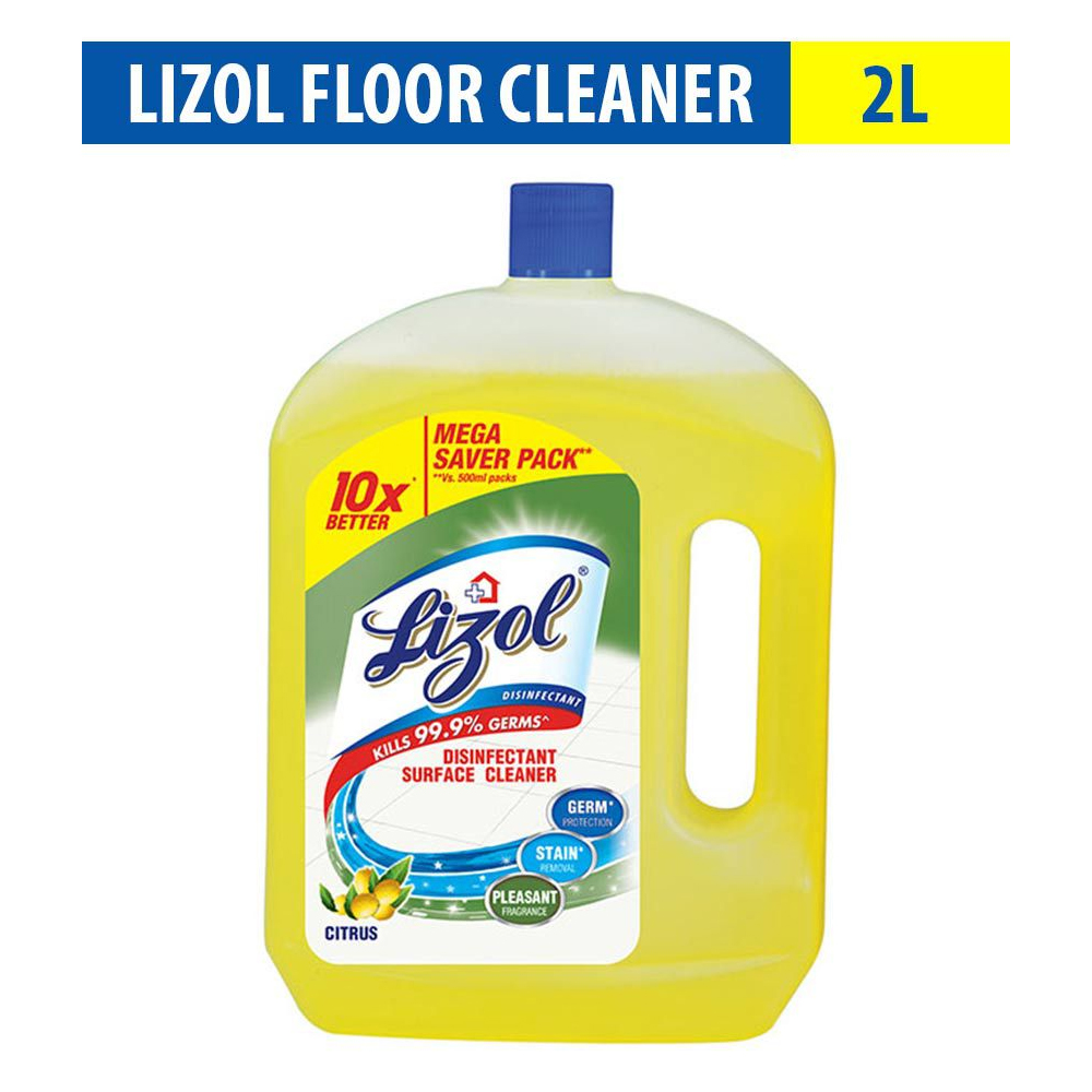 LIZOL DISINFECTANT SURFACE CLEANER CITRUS 2LTR