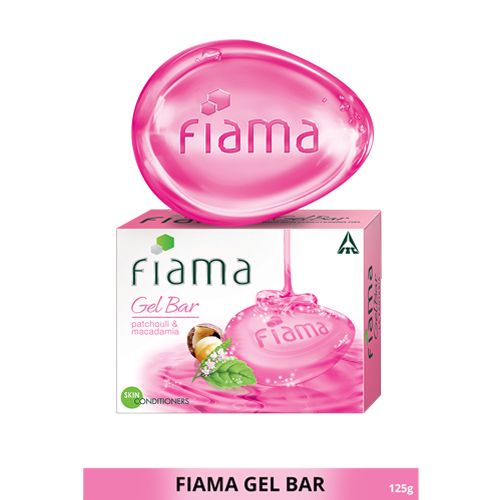 Fiama Gel Bathing Bar – Patchouli & Macadamia, 125 g