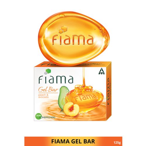 Fiama Gel Bathing Bar – Peach & Avocado, 125 g