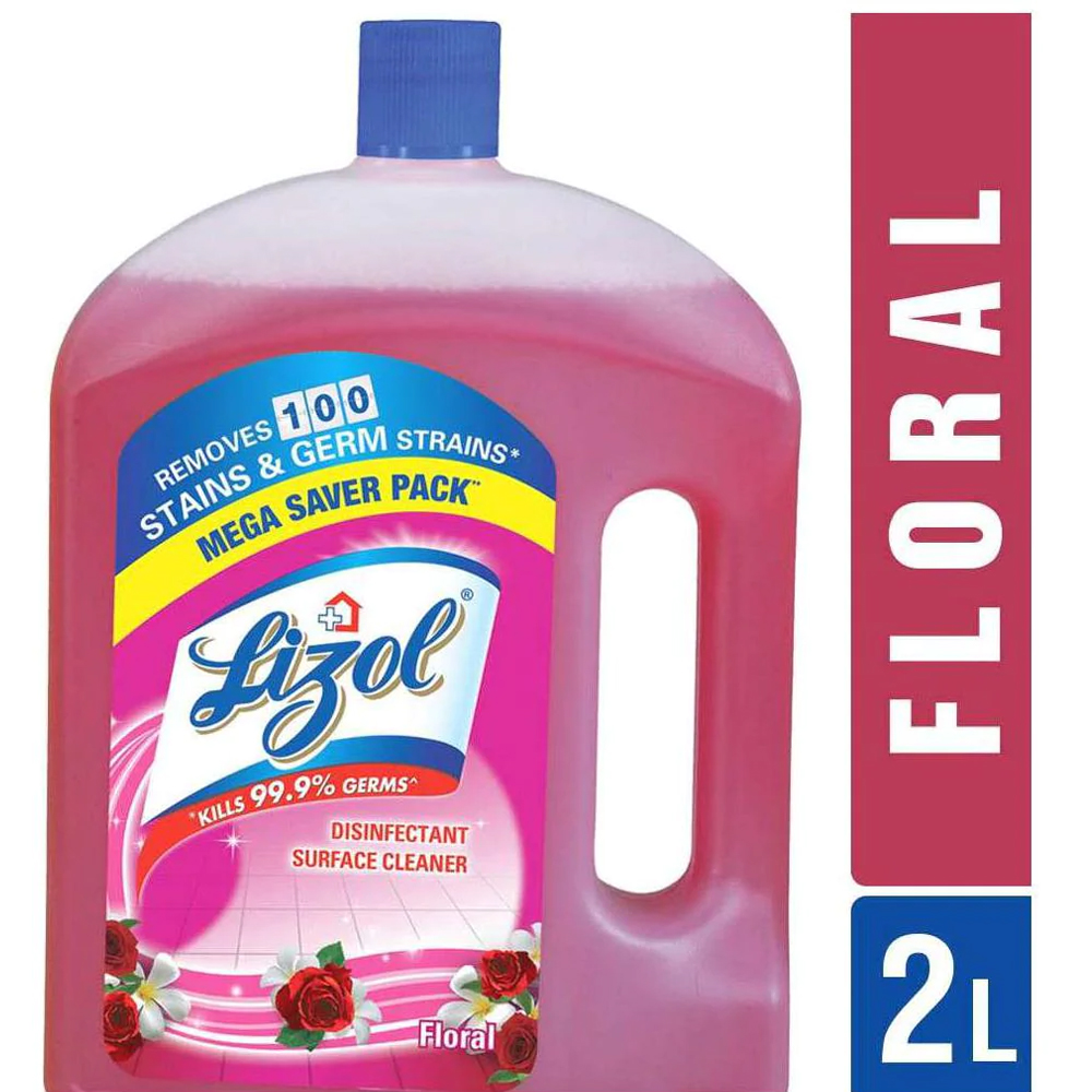 LIZOL DISINFECTANT SURFACE CLEANER FLORAL 2 LTR