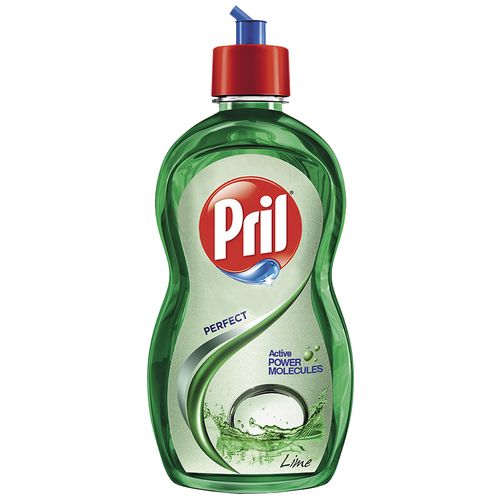 Pril Dishwash Liquid – Active 2X Lime, 225 ml