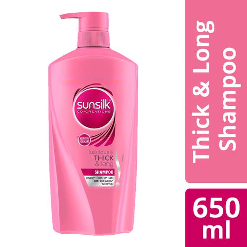 Sunsilk Lusciously Thick & Long Shampoo, 650 ml