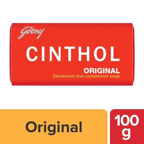 Cinthol Original Bath Soap – 99.9% Germ Protection, 100 g Carton