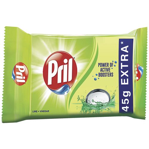 Pril Dishwash Bar – Lime & Vinegar, 400 g Pack