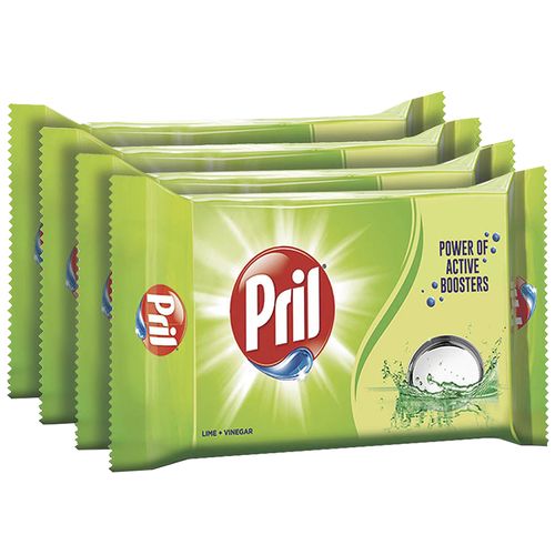 Pril Dishwash Bar – Lime, 400 g Set of 3