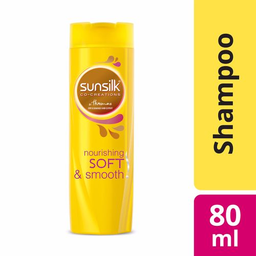 Sunsilk Nourishing Soft & Smooth Shampoo, 80 ml