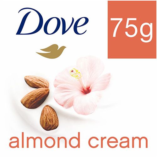 Dove Bathing Bar Soap – Almond Cream Beauty, 75 g