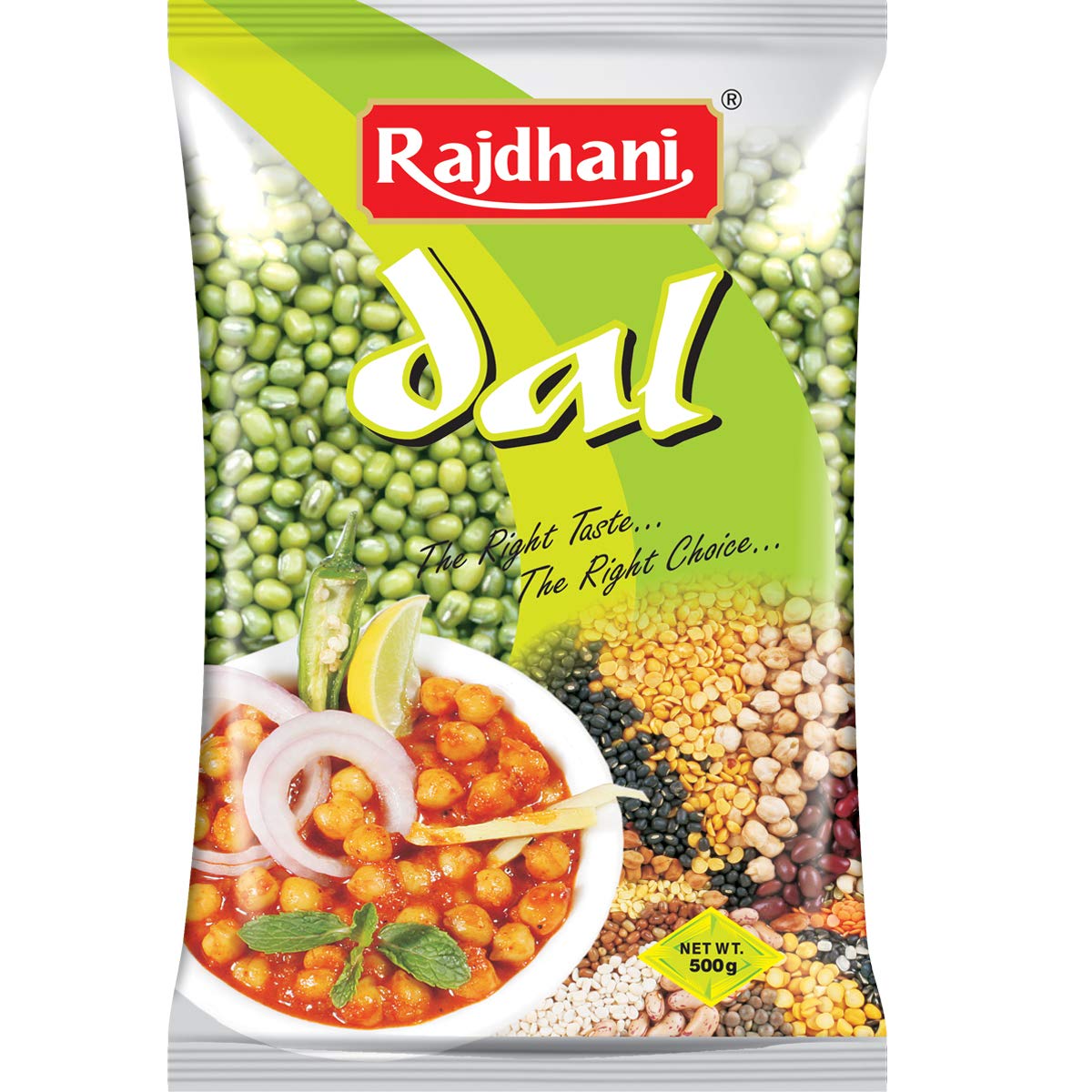 Rajdhani Moong Sabut 500G