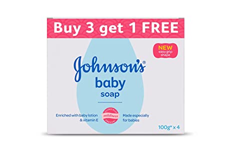 Johnson’s Baby Soap, 150 g Buy 3 Get 1 Free