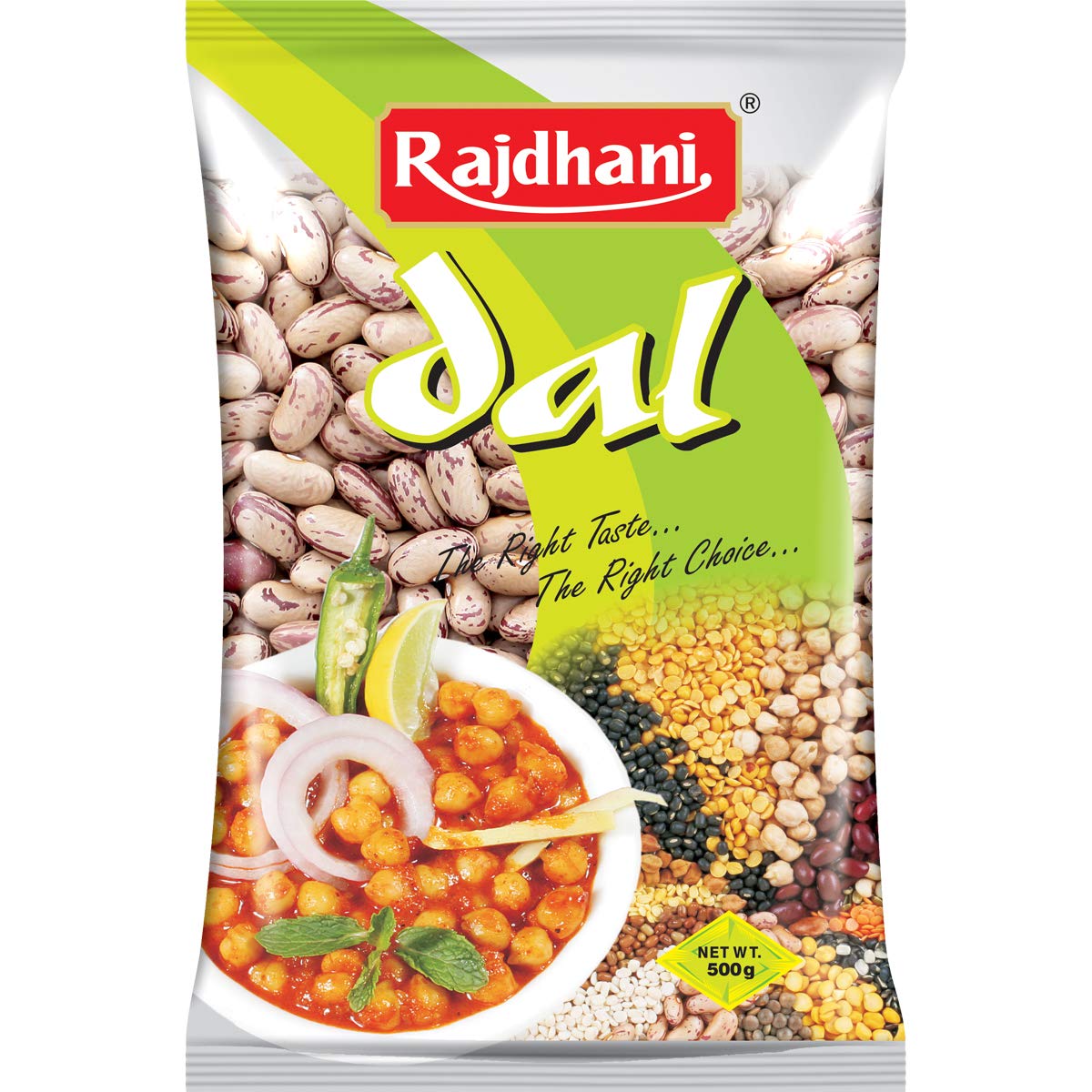 Rajdhani Rajma Chitra 500G