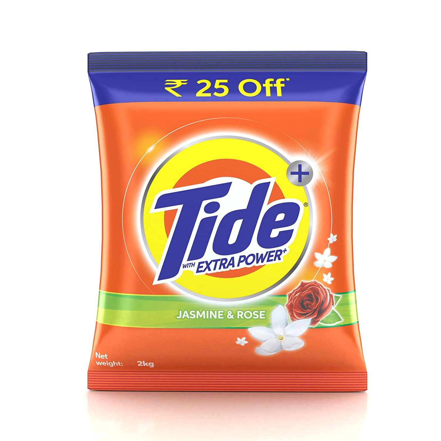 Tide Plus Extra Power Detergent Washing Powder – 2 kg (Jasmine and Rose)