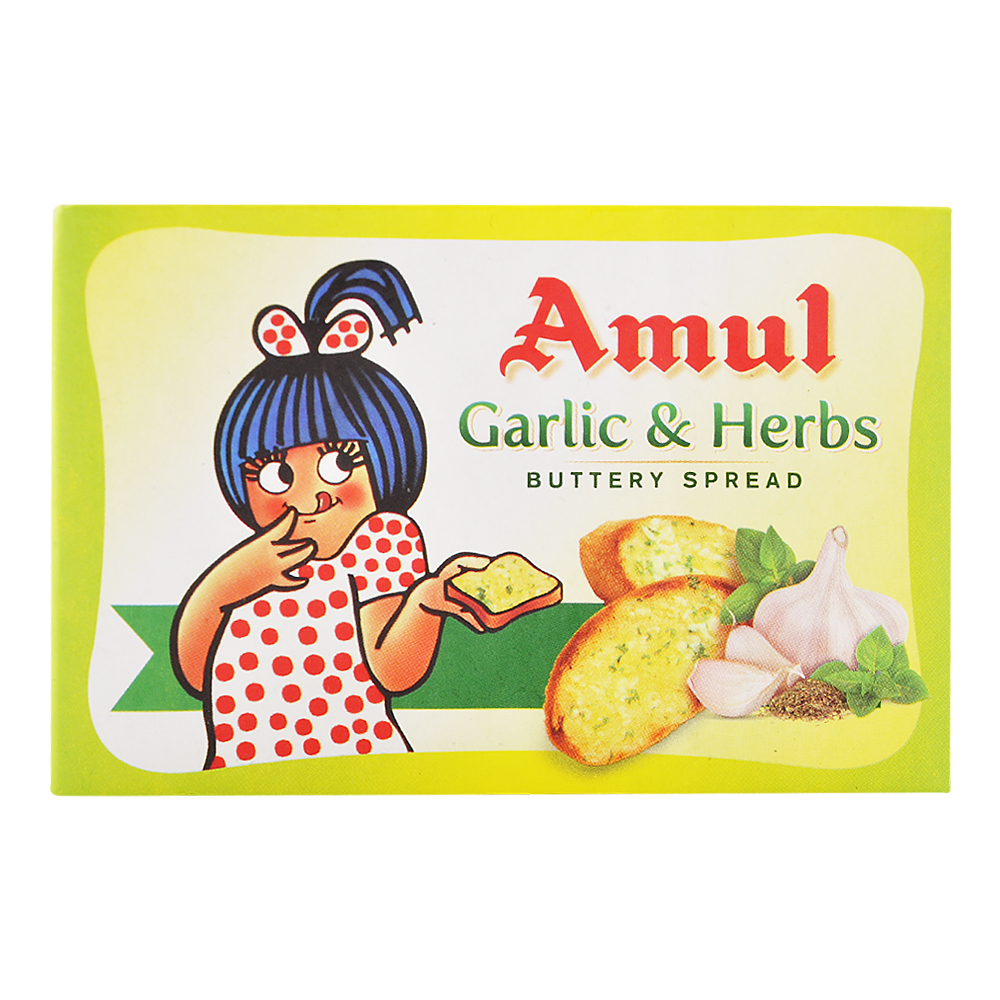 Amul Buttery Spread ÛÒ Garlic & Herbs- 100gms.