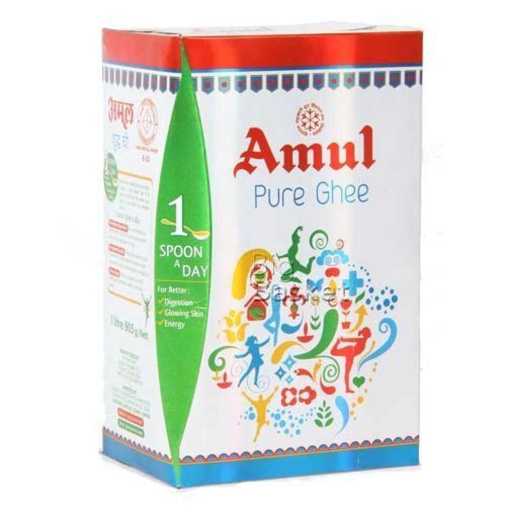 Amul Pure Ghee (Desi Ghee)- 1 Litre (Tetra Pack)