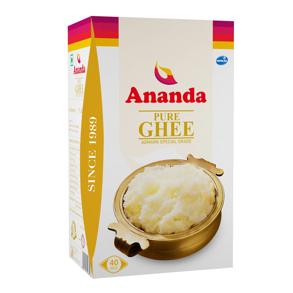 Ananda Pure Ghee (Desi Ghee)- 1 Litre (Tetra Pack)