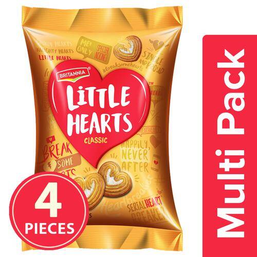 Britannia Biscuits ÛÒ Little Hearts, 4ÌÑ34.5 gms. Multipack