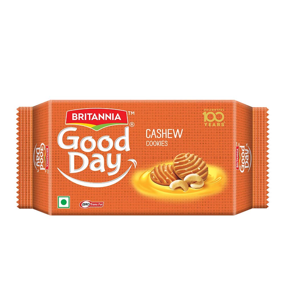 Britannia Good Day Cashew Cookies 200gms.