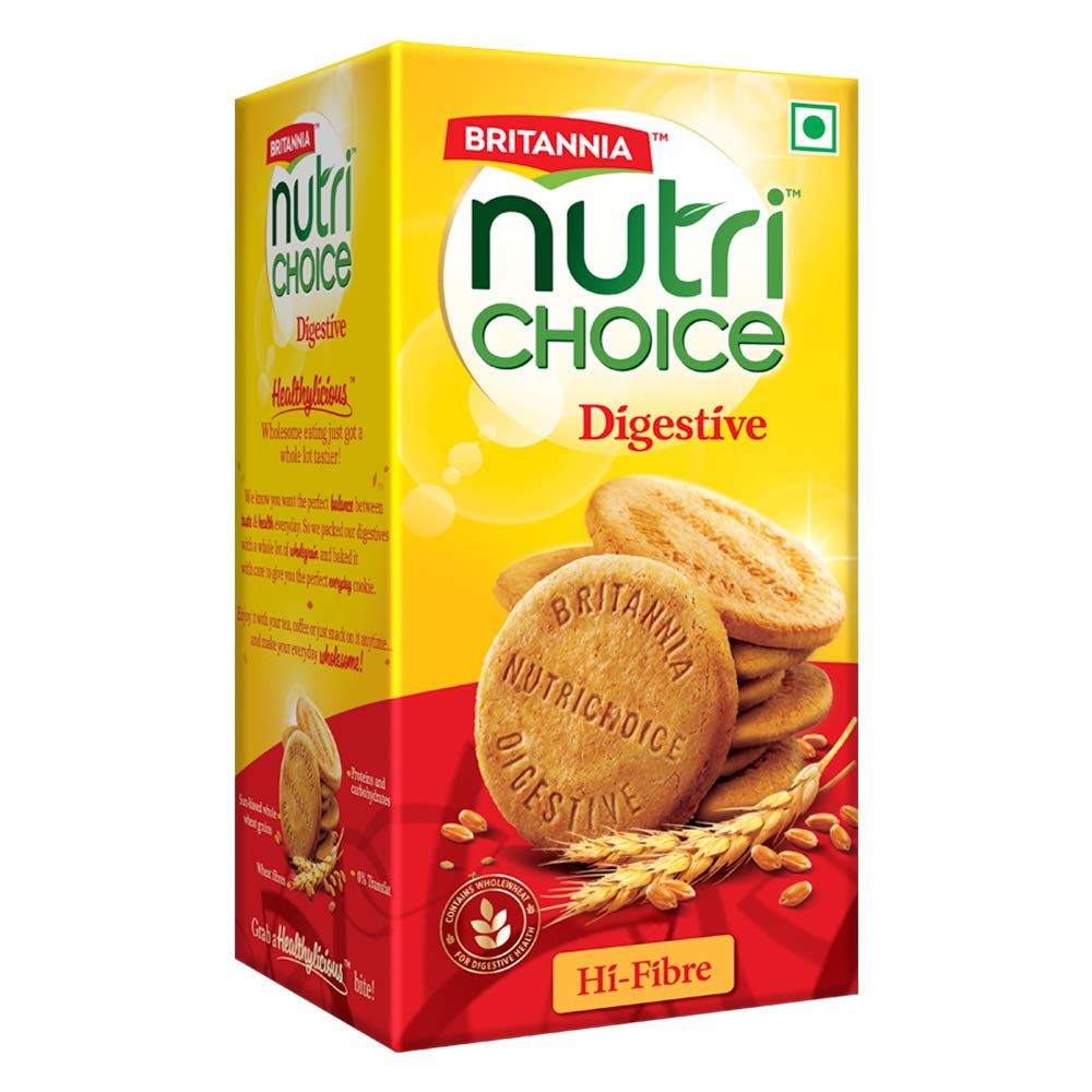 Britannia Nutri Choice Hi Fibre Digestive Biscuits 250gms.