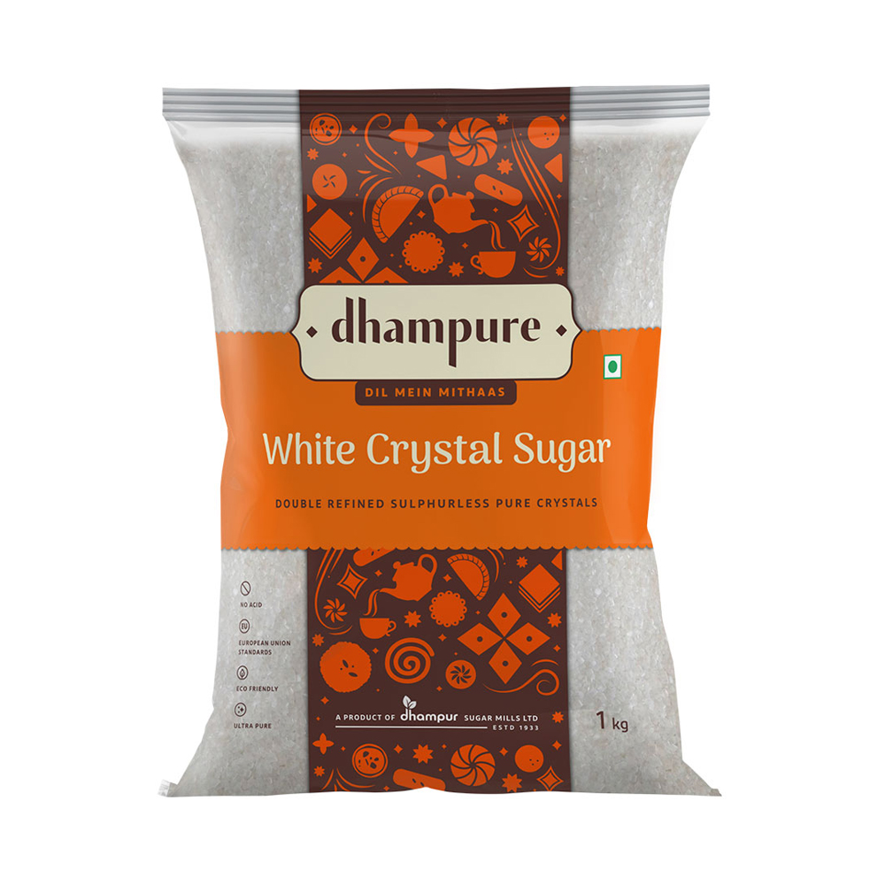 Dhampure White Crystal Sugar, 5kg