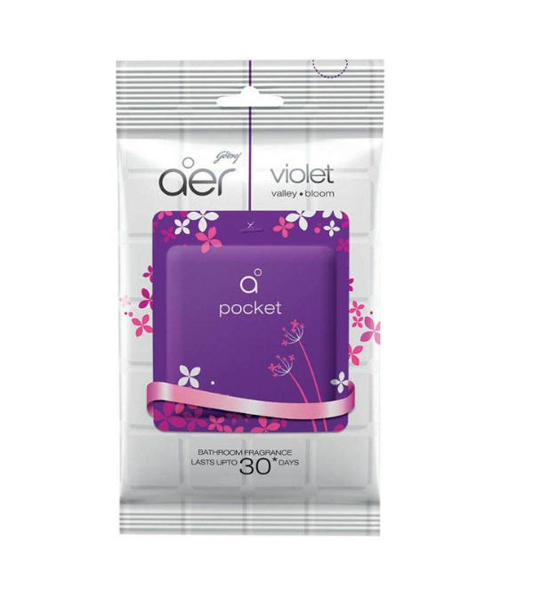 Godrej Aer Pocket Fragrance – 10 G (Violet Valley Bloom)  Brand: Godrej