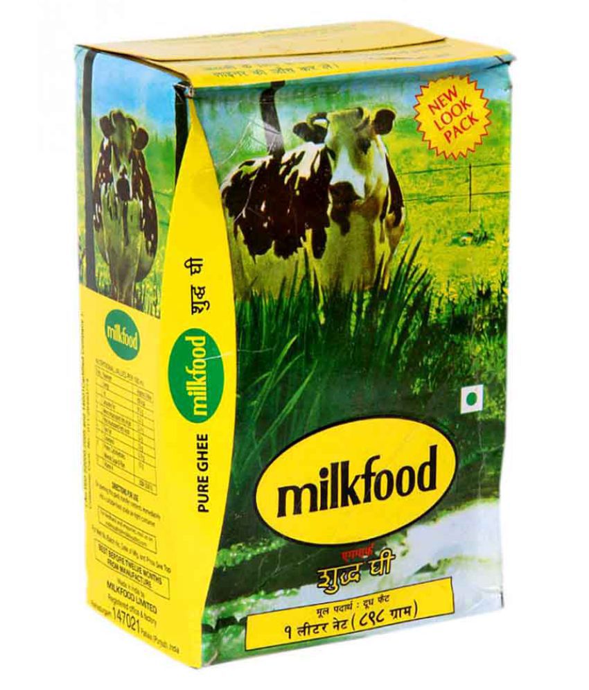 Milkfood Pure Ghee (Desi Ghee)- 1 Litre (Tetra Pack)