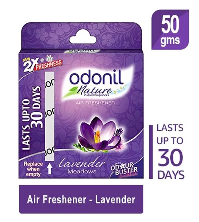 Odonil Nature Lavender Meadows Air Freshener (Block)-50G Brand: Dabur