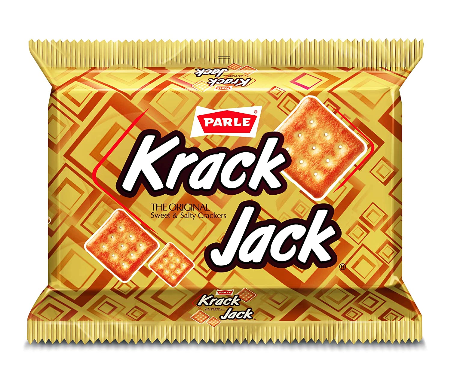 Parle Krackjack Biscuits, 200gms. Pouch