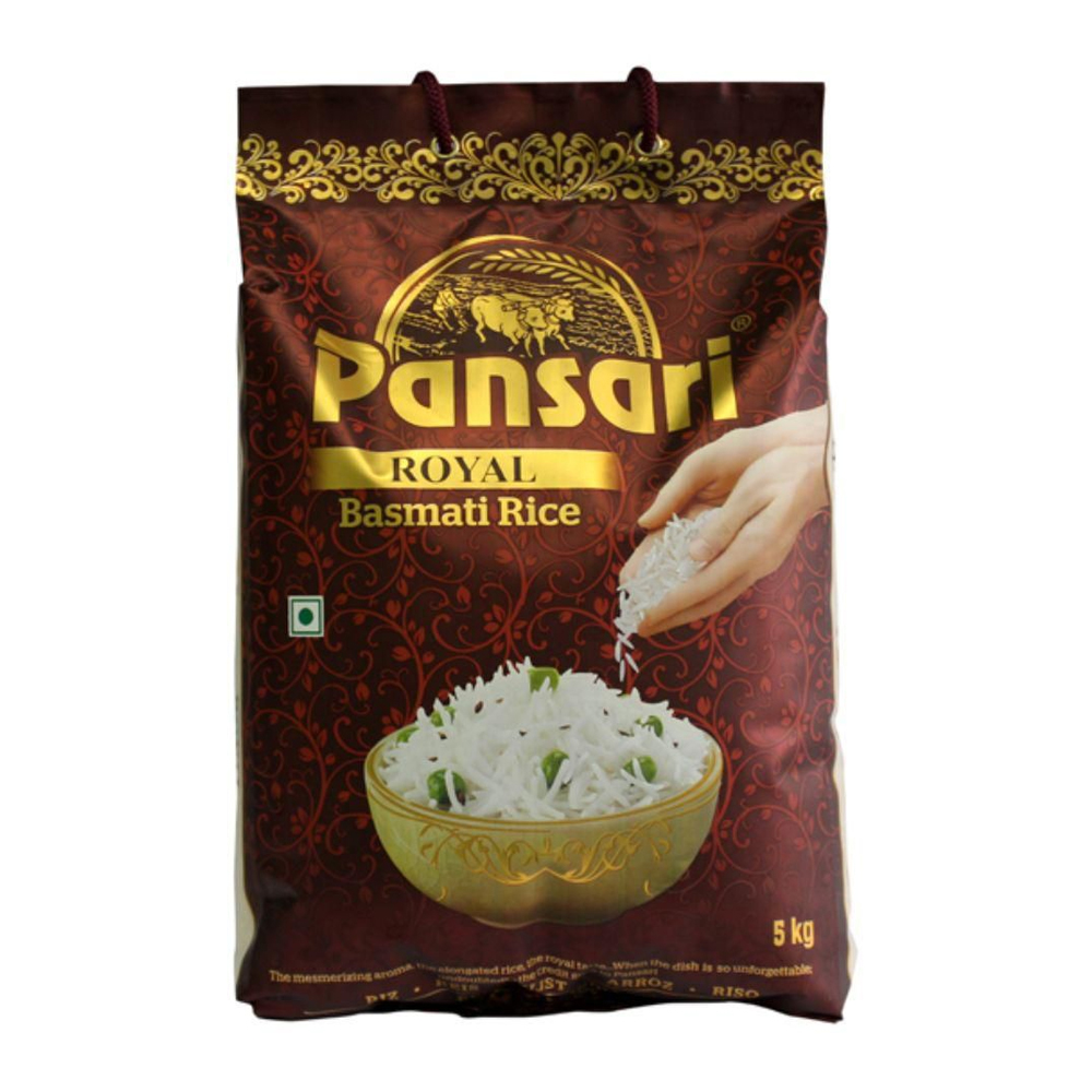 Royal Basmati Rice, 5KG by Pansari Group ( Buy1 Get1 FREE)