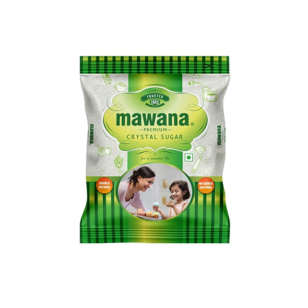 Mawana Sugar ÛÒ Premium Crystal, 1 kg Pouch