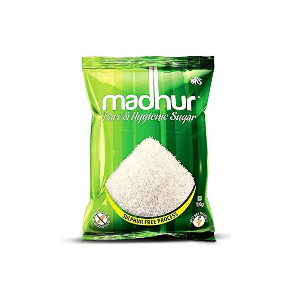 Madhur Sugar ÛÒ Refined, 5 kg Pouch