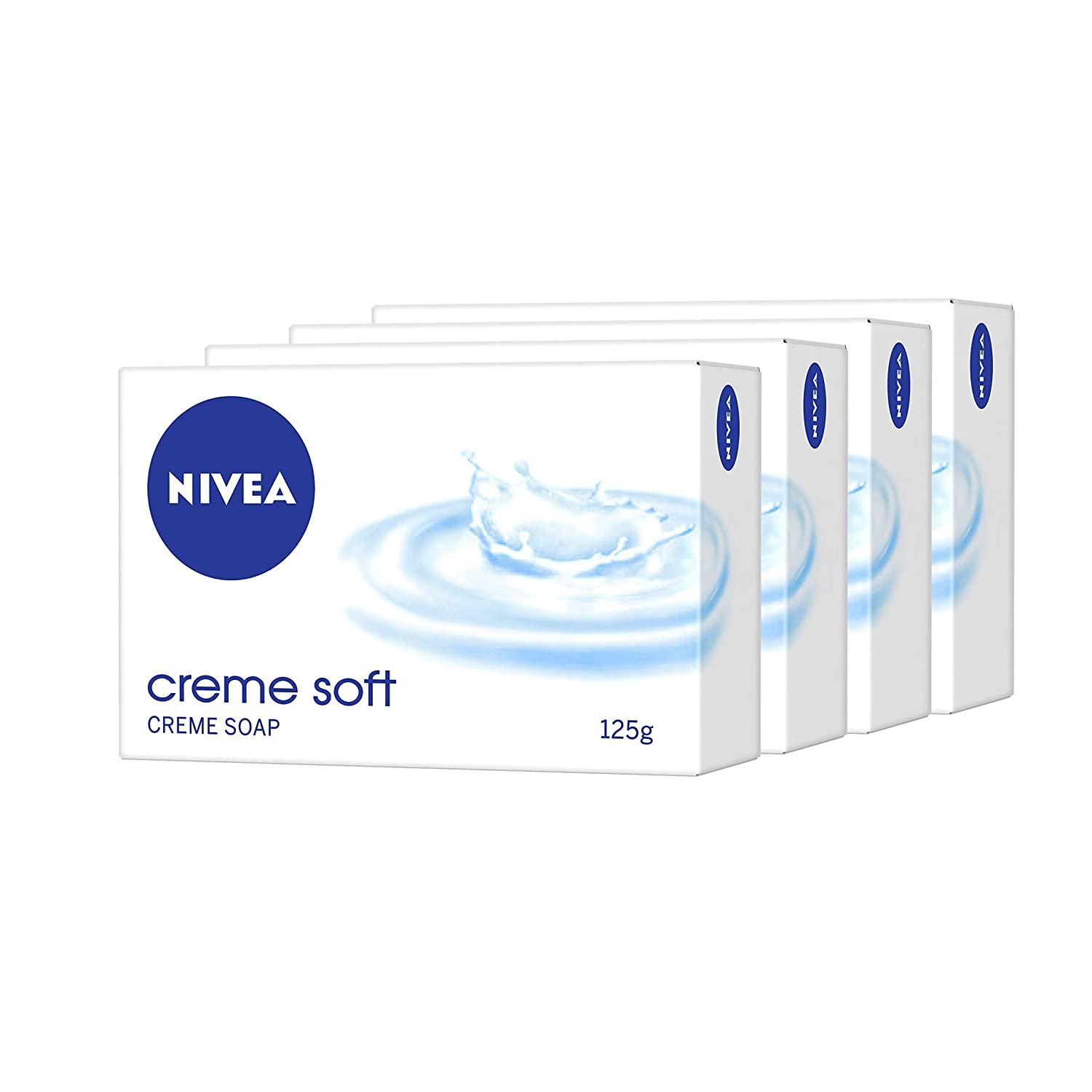 NIVEA Soap, Crème Soft, For Hands and Body, 125g (BUY 2 GET 2)