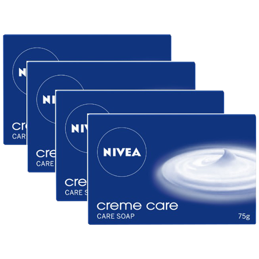 Nivea Soap – Creme Care, 75 g (Buy 3 Get 1 Free)