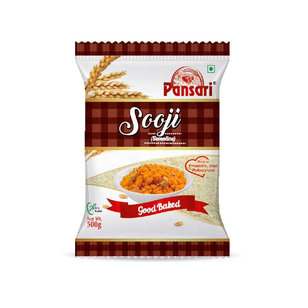 Pansari Sooji, 500g (Buy 1, Get 1 Free)