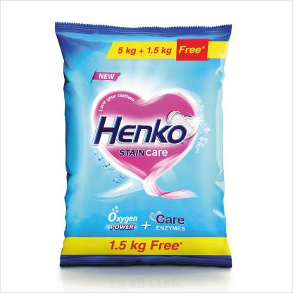 Henko Stain Champion Detergent Powder 5 kg  (1500 g Extra in Pack)